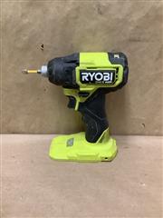 RYOBI TOOLS PCL500/ PBLAG02/PSBID02 3PC COMBO TOOL SET WITH BATTERIES & CHARGER